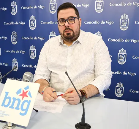 Xabier P. Igrexas, portavoz municipal do BNG de Vigo