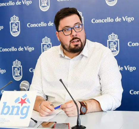 O portavoz municipal do BNG de Vigo, Xabier P. Igrexas