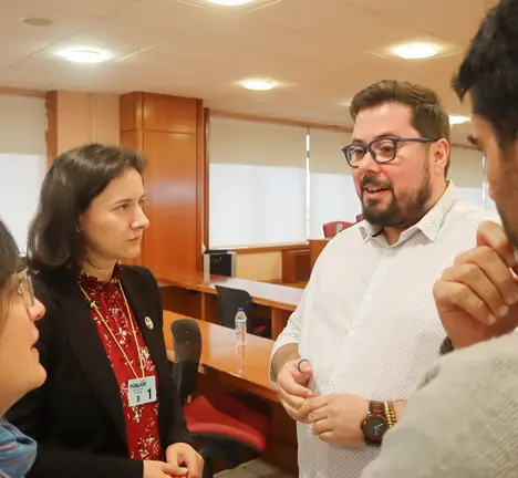 O grupo municipal do BNG de Vigo con Elsa Quintas, unha das relatoras vetadas, no Pleno municipal