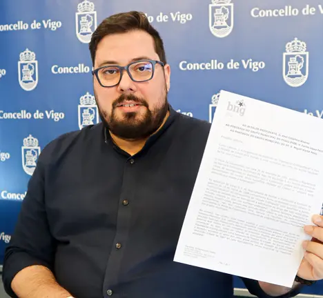 Xabier P. Igrexas, portavoz municipal do BNG de Vigo