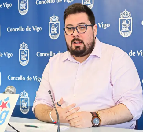 O portavoz municipal do BNG de Vigo, Xabier P. Igrexas