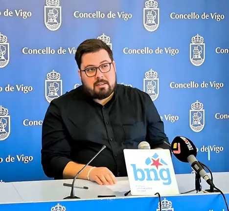 O portavoz municipal do BNG de Vigo, Xabier P. Igrexas