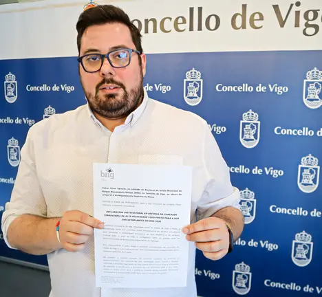 Xabier P. Igrexas, portavoz municipal do BNG de Vigo