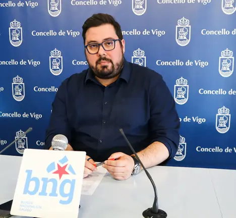 Xabier P. Igrexas, portavoz municipal do BNG de Vigo