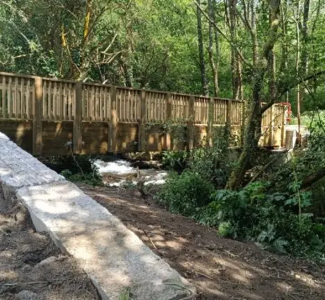 Obras no r&iacute;o Lagares (Foto_Adega)