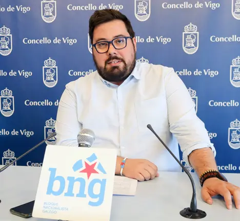 Xabier P. Igrexas, portavoz municipal do BNG de Vigo