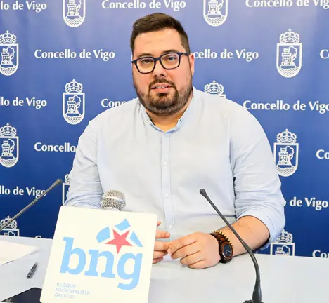 Xabier P. Igrexas, portavoz municipal do BNG de Vigo