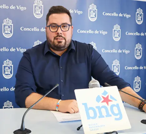 Xabier P. Igrexas, portavoz municipal do BNG de Vigo