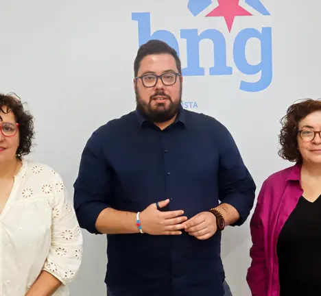 Manuela Rodr&iacute;guez, Xabier P. Igrexas e Carmela Gonz&aacute;lez