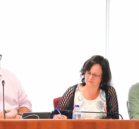 Xabier P Igrexas, Ana Martinez e Filipe Abalde, grupo municipal BNG no Pleno de Vigo