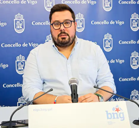 Xabier P. Igrexas, portavoz municipal do BNG de Vigo