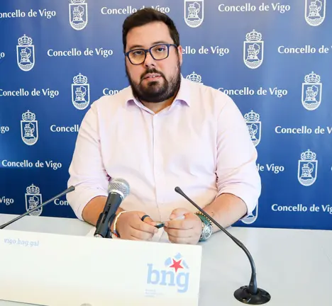 Xabier P. Igrexas, portavoz municipal do BNG de Vigo