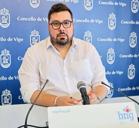 Xabier P. Igrexas, portavoz municipal do BNG de Vigo