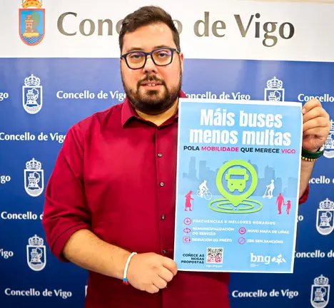 Xabier P. Igrexas, portavoz municipal do BNG de Vigo