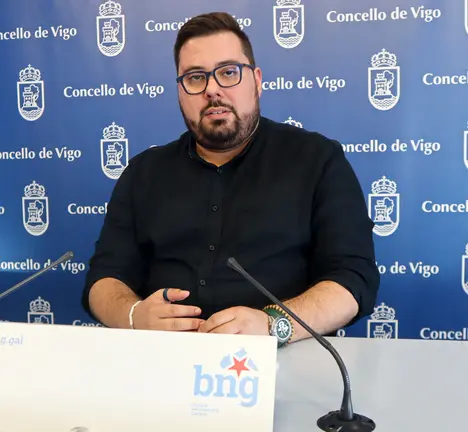 Xabier P. Igrexas, portavoz municipal do BNG de Vigo
