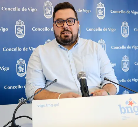 Xabier P. Igrexas, portavoz municipal do BNG de Vigo