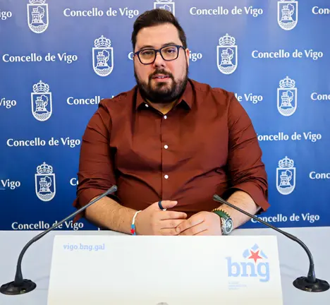 Xabier P. Igrexas, portavoz municipal do BNG de Vigo