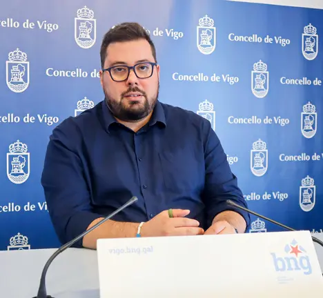 Xabier P. Igrexas, portavoz municipal do BNG de Vigo
