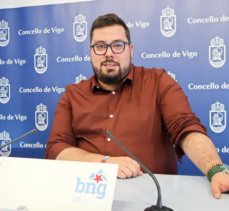 Xabier P. Igrexas, portavoz municipal do BNG de Vigo