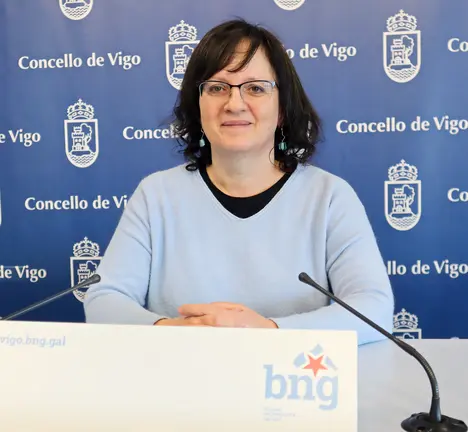 Ana Mart&iacute;nez, concelleira do  BNG de Vigo