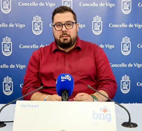 Xabier P. Igrexas, portavoz municipal do BNG de Vigo