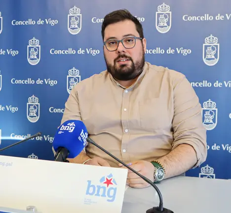 Xabier P. Igrexas, portavoz municipal do BNG de Vigo