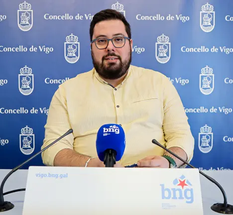 Xabier P. Igrexas, portavoz municipal BNG Vigo