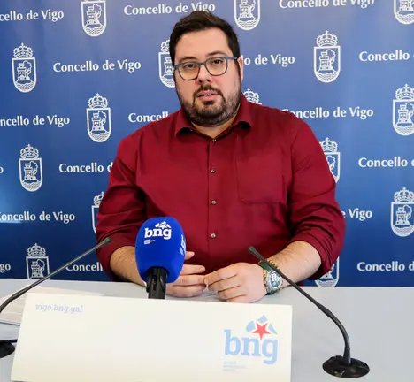 Xabier P. Igrexas, portavoz municipal do BNG de Vigo