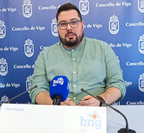Xabier P. Igrexas, portavoz municipal do BNG de Vigo