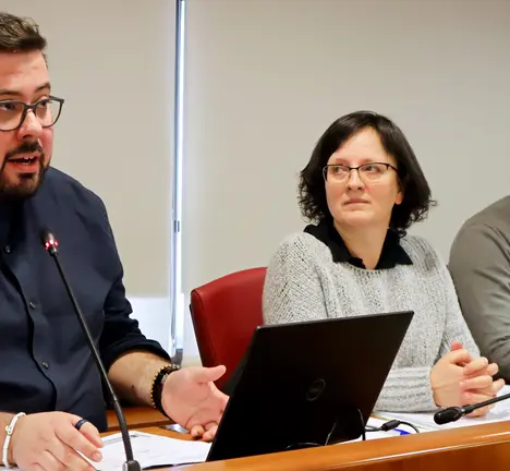Xabier P. Igrexas, Ana Mart&iacute;nez e Filipe Abalde