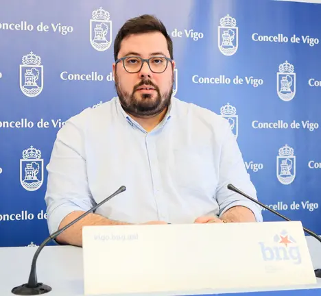 Xabier P. Igrexas, portavoz municipal do BNG de Vigo