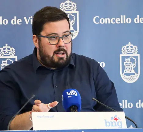 Xabier P. Igrexas, portavoz municipal BNG Vigo