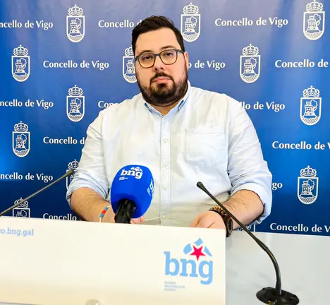 Xabier P. Igrexas, portavoz municipal BNG Vigo