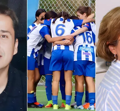 Sergio Sanl&eacute;s, S&aacute;rdoma CF e Marta Souto