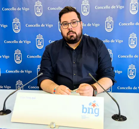 Xabier P. Igrexas, portavoz municipal do BNG de Vigo