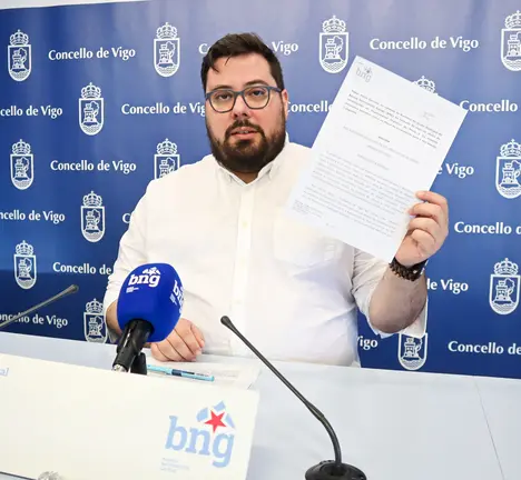 Xabier P. Igrexas, portavoz municipal do BNG de Vigo