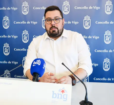 Xabier P. Igrexas, ortavoz municipal do BNG de Vigo