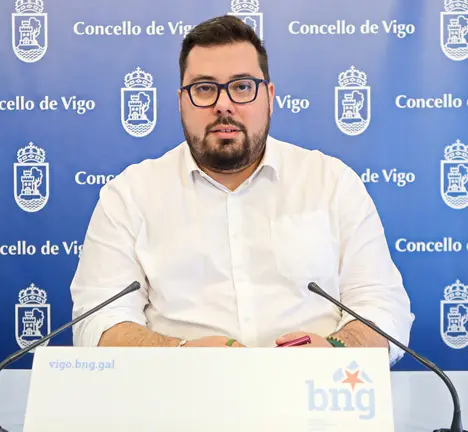 Xabier P. Igrexas, portavoz municipal do BNG de Vigo