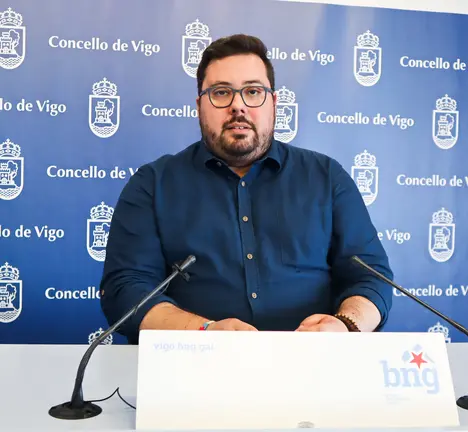Xabier P. Igrexas, portavoz municipal do BNG de Vigo