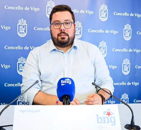 Xabier P. Igrexas, portavoz municipal do BNG de Vigo