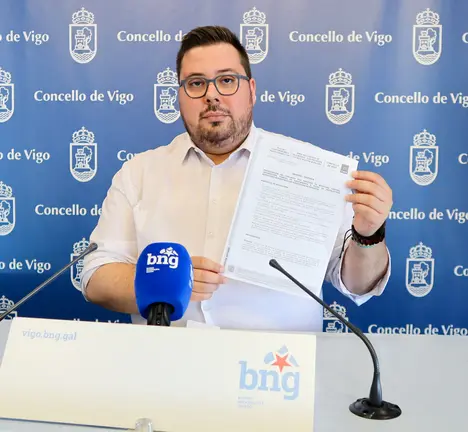 Xabier P. Igrexas, portavoz municipal do BNG de Vigo