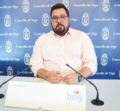 Xabier P. Igrexas, portavoz municipal do BNG de Vigo