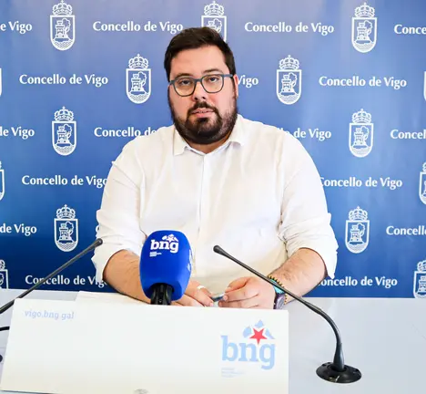 Xabier P. Igrexas, portavoz municipal do BNG Vigo