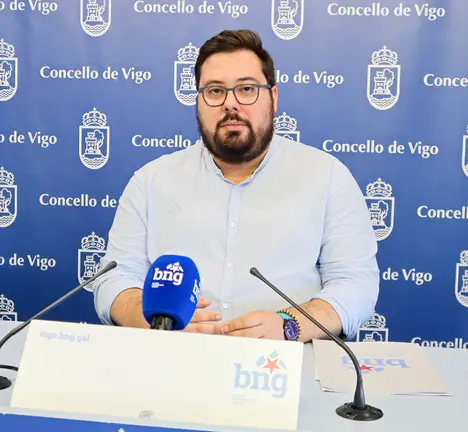 Xabier P. Igrexas, portavoz municipal BNG Vigo