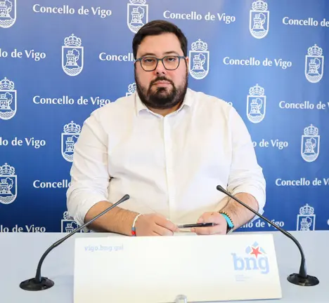 Xabier P. Igrexas, portavoz municipal do BNG de Vigo