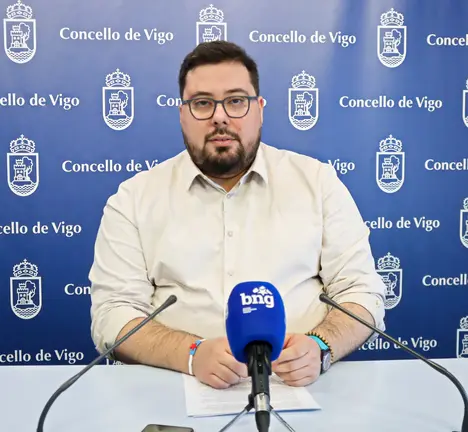 Xabier P. Igrexas, portavoz municipal do BNG de Vigo