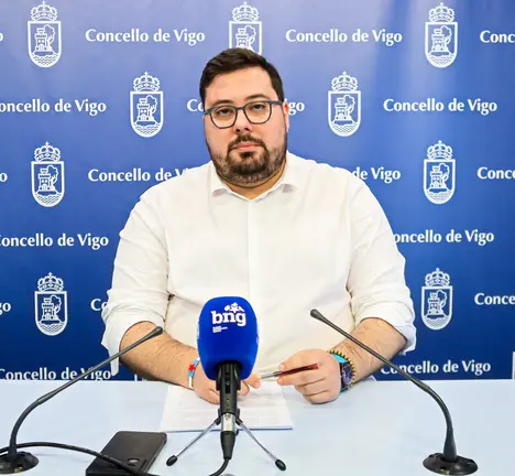 Xabier P. Igrexas, portavoz municipal do BNG de Vigo