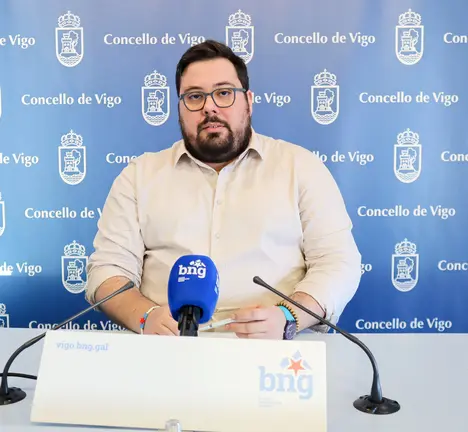 Xabier P. Igrexas, portavoz municipal do BNG de Vigo