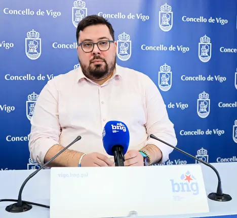 Xabier P. Igrexas, portavoz municipal do BNG de Vigo