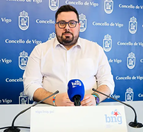 Xabier P. Igrexas, portavoz municipal do BNG de Vigo